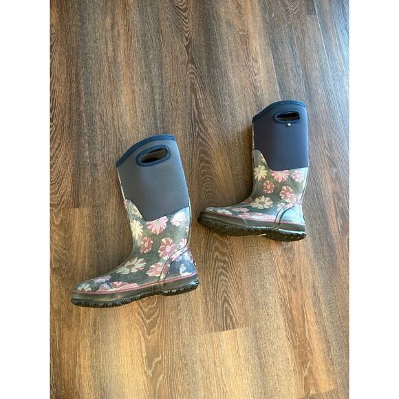 Bogs Classic High waterproof boots with floral pattern - Picture 6 of 7